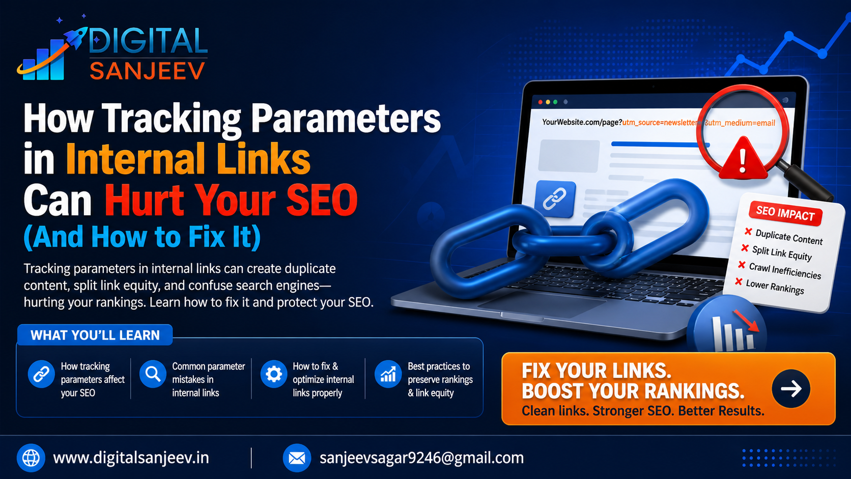 How Tracking Parameters in Internal Links Can Hurt Your SEO (And How to Fix It)